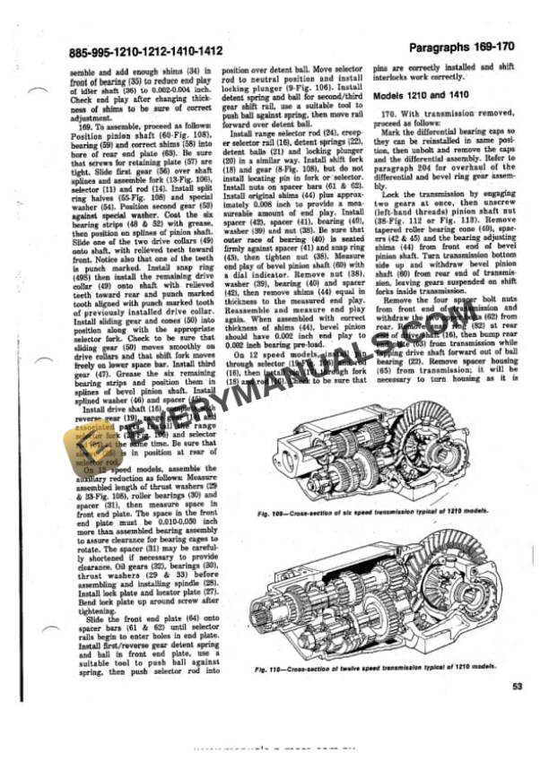 Case David Brown 885, 995, 1210, 1212, 1410, 1412 Tractor-4