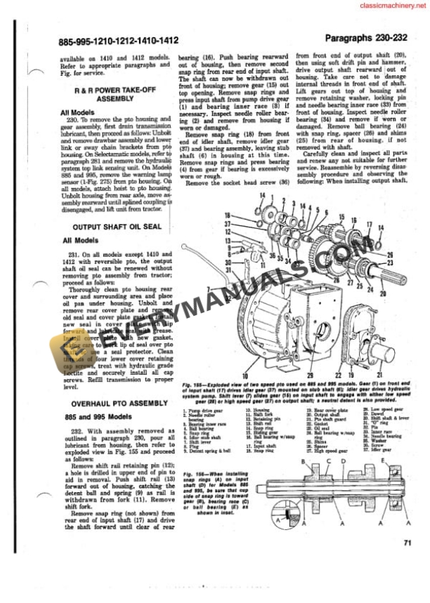 Case David Brown 885, 995, 1210, 1212, 1410, 1412 Tractor Workshop Manual-5