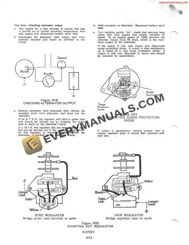 Case David Brown Electrical Equipment Repair Manual-2