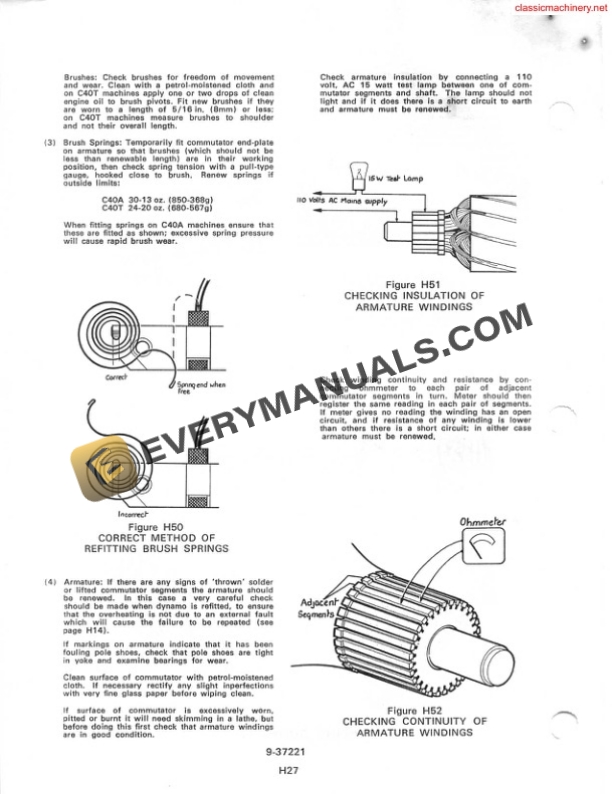 Case David Brown Electrical Equipment Repair Manual-3