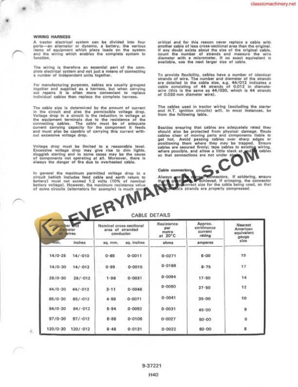 Case David Brown Electrical Equipment Repair Manual-4