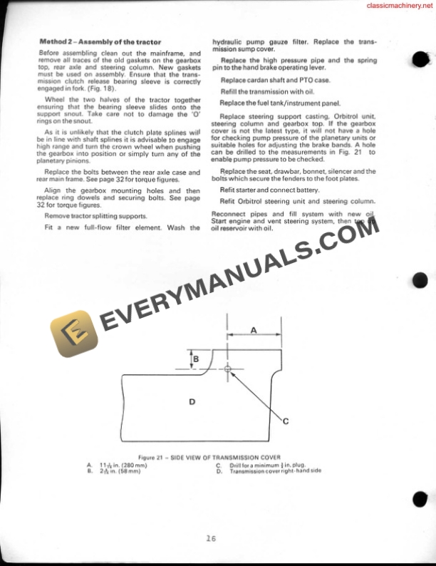 Case David Brown Hydra-Shift Synchromesh Transmissions Service Manual-2