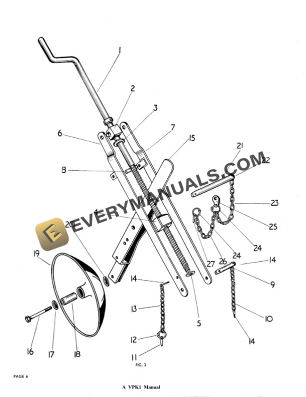 Case David Brown Rowcrop Cultivator Series CR1, CR3, CR4, CR5 Parts Catalog-3