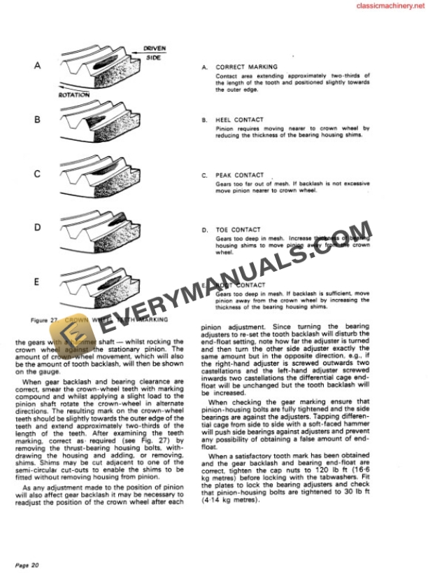 Case David Brown Transmission 770, 880, 990 Selectamatic Tractor Repair Manual TP619-4