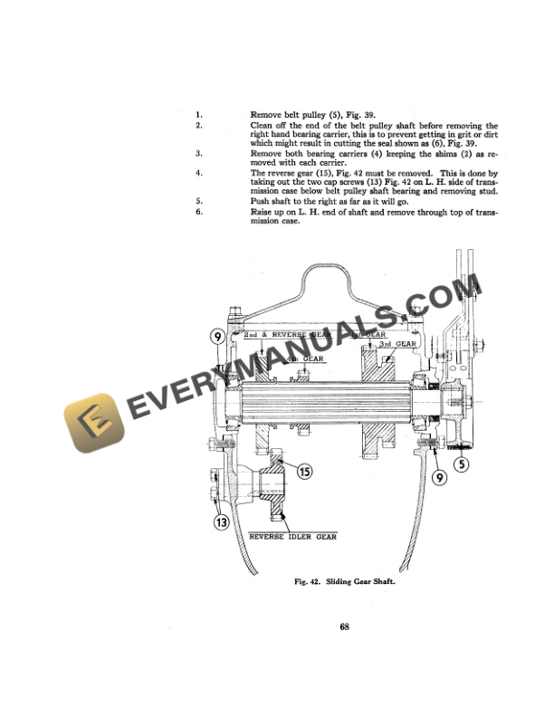 Case DC Tractor Operator Manual 5281-5