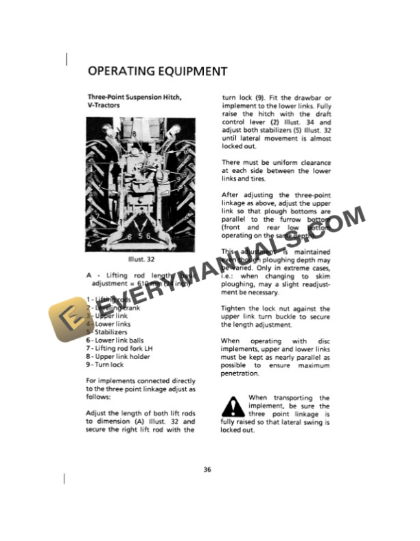 Case Diesel Tractor Operator Manual 9-11811-3