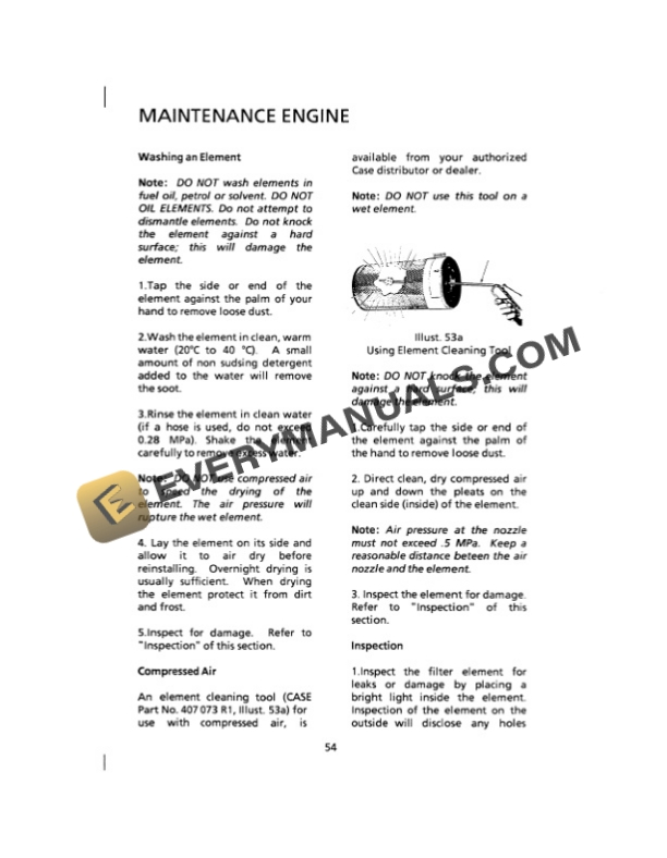 Case Diesel Tractor Operator Manual 9-11811-4