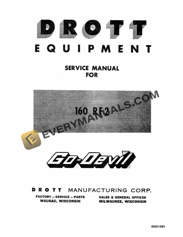 case drott 160rf2 service manual 406012m1 1