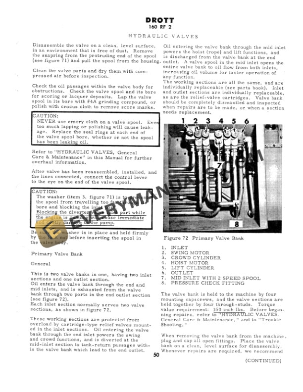 Case Drott 160RF2 Service Manual 406012M1-4