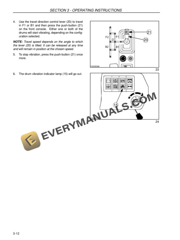 Case DV201, DV202, DV204 Vibratory Roller Operator Manual 6-35950NA PDF 5 Case DV201, DV202, DV204 Vibratory Roller Operator Manual 6-35950NA PDF - Image 3