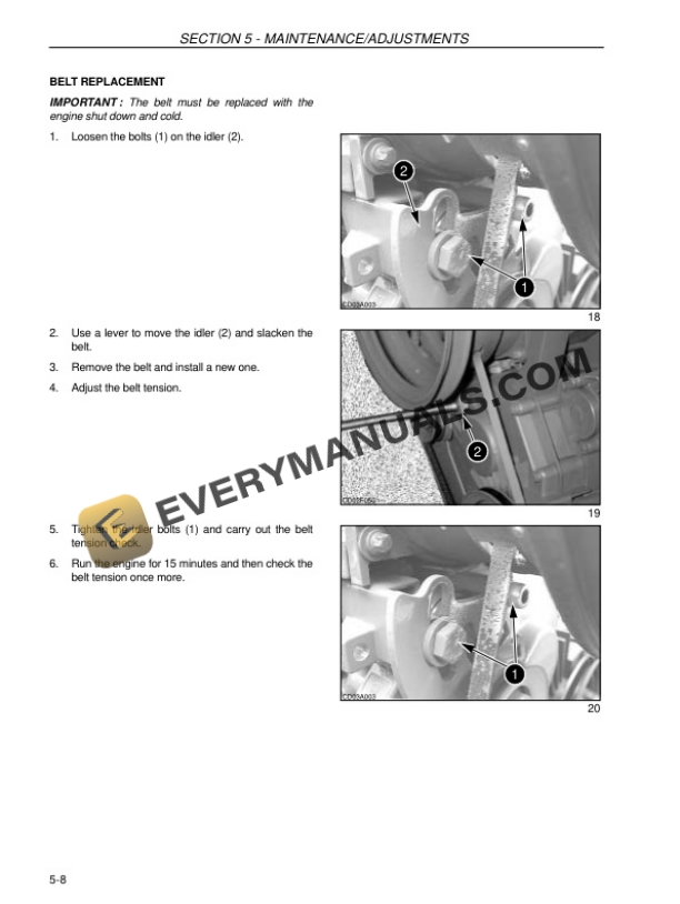 Case DV201, DV202, DV204 Vibratory Roller Operator Manual 6-35950NA PDF 7 Case DV201, DV202, DV204 Vibratory Roller Operator Manual 6-35950NA PDF - Image 5