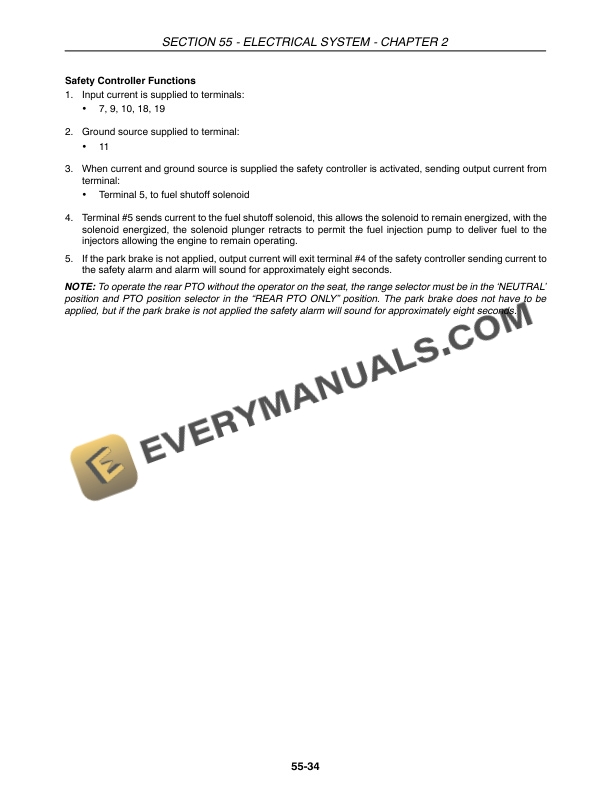 Case DX18E, DX22E, DX24E, DX25E Tractor Repair Manual 87352319-3