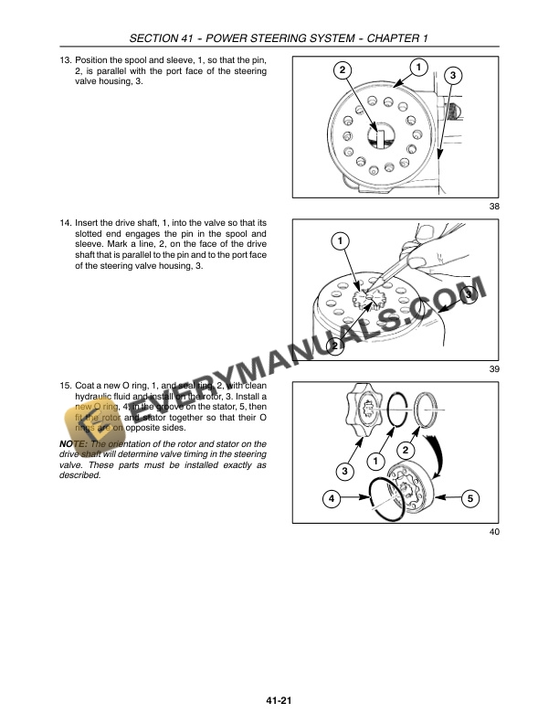 Case DX21, DX24 Tractor Repair Manual 87055746-5
