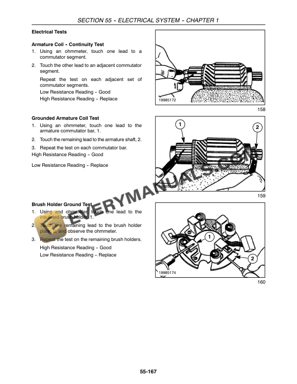 Case DX21, DX24 Tractor Repair Manual 87055747-5
