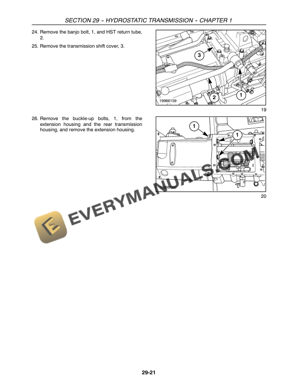 Case DX23, DX26 Tractor Repair Manual 87367150-4