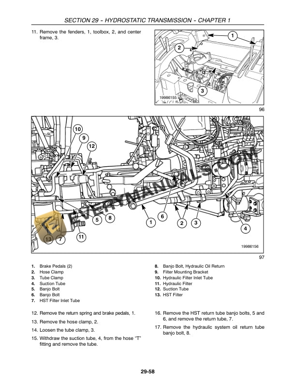 Case DX23, DX26 Tractor Repair Manual 87367150-5