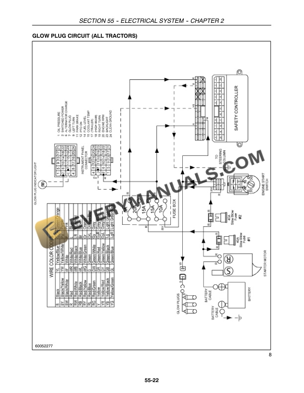 Case DX23, DX26 Tractor Repair Manual 87367152-3