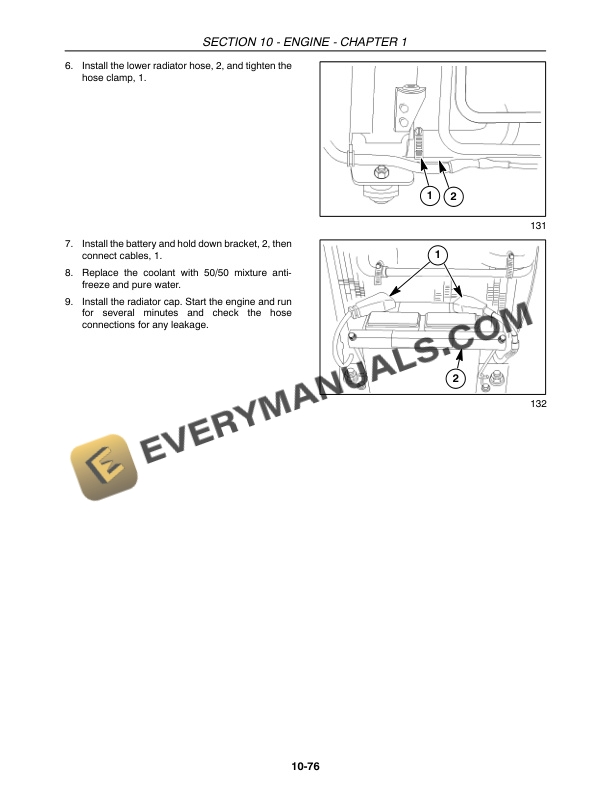 Case DX29, DX33 Tractor Repair Manual 87059224-4