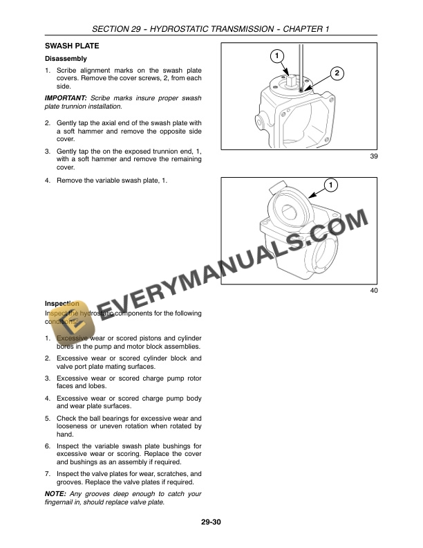 Case DX29, DX33 Tractor Repair Manual 87059225-5