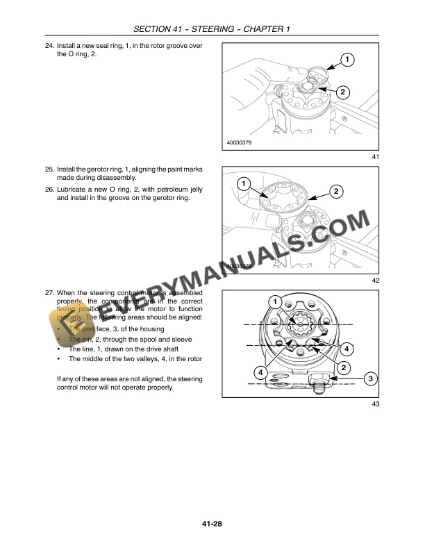 Case DX29, DX33 Tractor Repair Manual 87059226-5