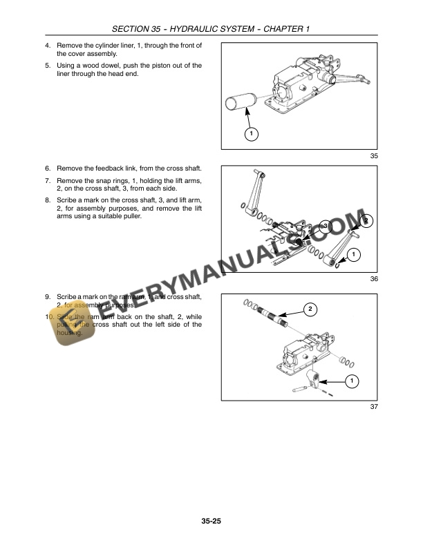 Case DX31, DX34 Tractor Repair Manual 87535064-3