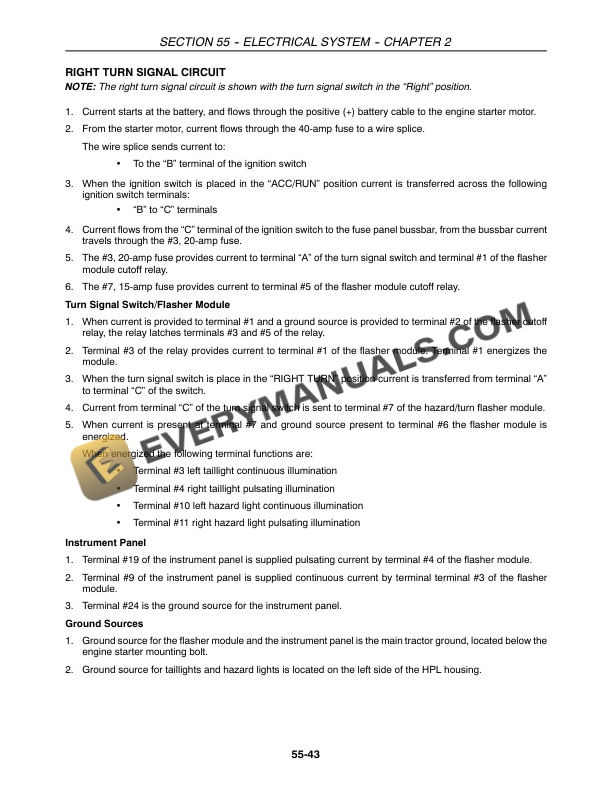 Case DX31, DX34 Tractor Repair Manual 87535065-3