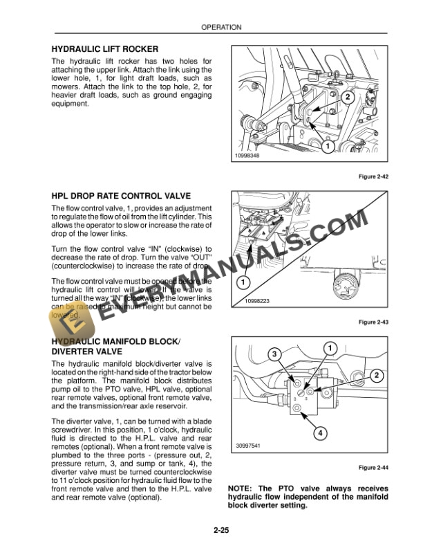 Case DX35, DX40, DX45 Tractor Operator Manual 86617827-3