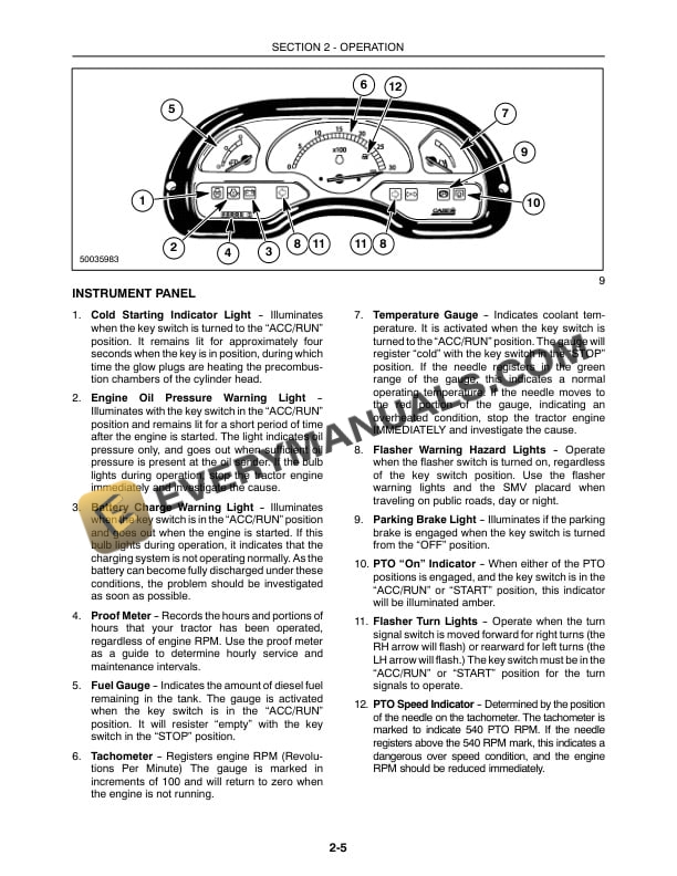 Case DX35, DX40, DX45 Tractor Operator Manual 87319788-2