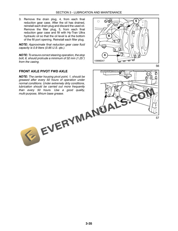 Case DX48, DX55 Tractor Operator Manual 87300478-5