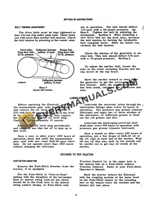 Case Electrall Fast-Hitch Mounted and Trailer Mounted Operator Manual 1014026R2-3