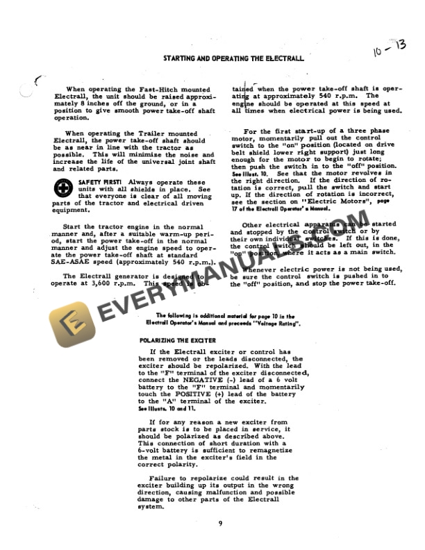 Case Electrall Fast-Hitch Mounted and Trailer Mounted Operator Manual 1014026R2-4