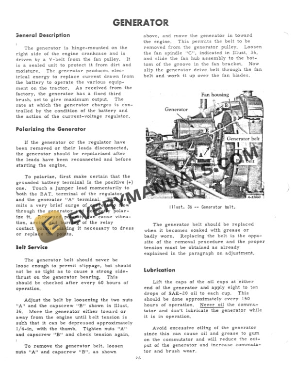 Case Electrical Equipment Farmall Cub Tractor Service Manual GSS-1012-5