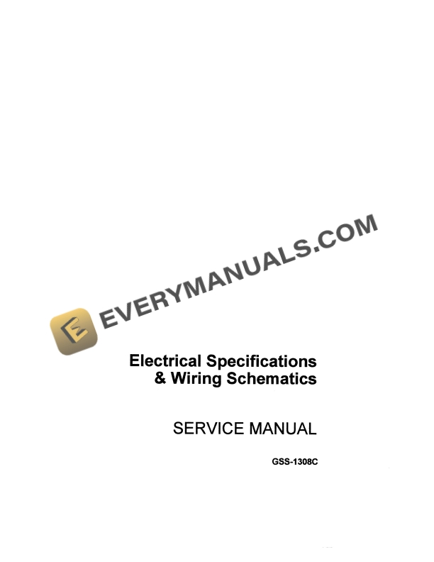 case electrical specifications and wiring schematics service manual gss 1308c 1