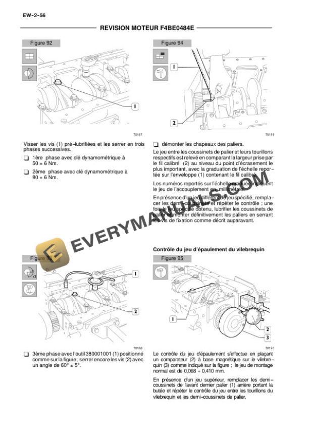 Case F4BE0484E, F4BE0684D, F4BE0684B Engine Repair Manual 9-88970 FR-3