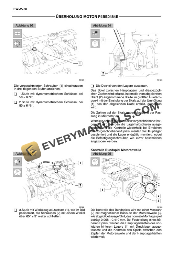Case F4BE0484E, F4BE0684D, F4BE0684B Engine Repair Manual DE-3