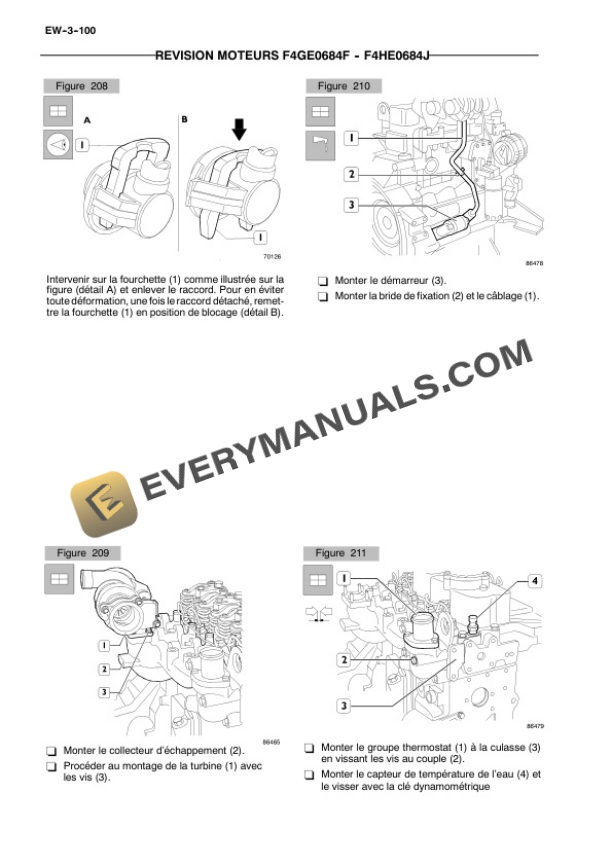 Case F4GE0484E, F4GE0684F, F4HE0684J Engine Repair Manual 9-88940 FR-5