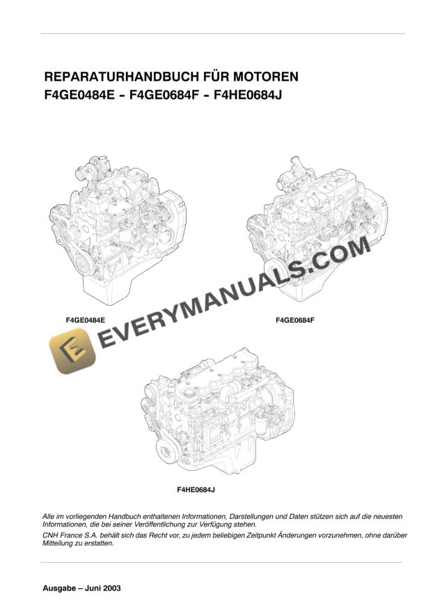 case f4ge0484e f4ge0684f f4he0684j engine repair manual de 1