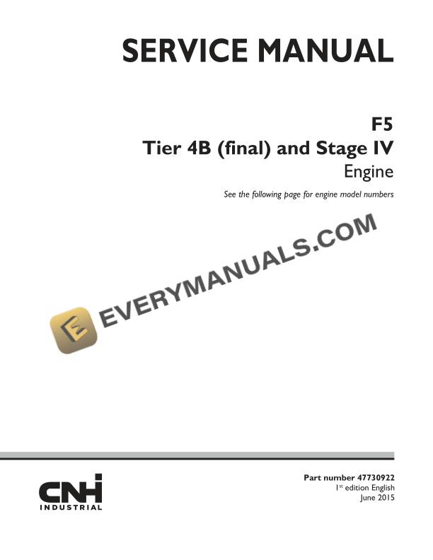 case f5 tier 4b final and stage iv engine service manual 47730922 1
