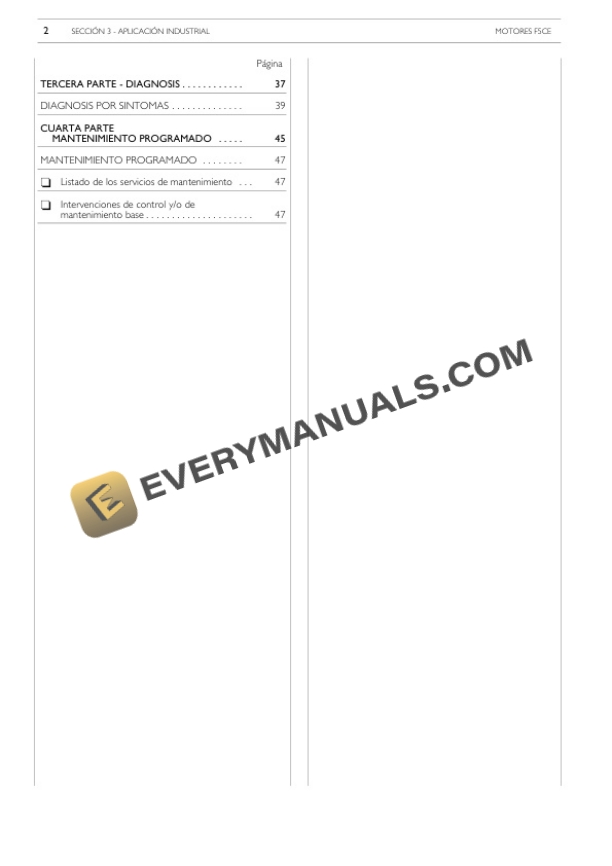 Case F5C, F5A Engine Instruction Manual 87736551-2