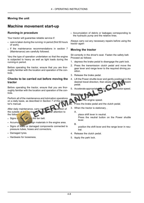 Case Farmall 100C, 110C, 120C Efficient Power Tractor Operator Manual 51532899 PDF 5 Case Farmall 100C, 110C, 120C Efficient Power Tractor Operator Manual 51532899 PDF - Image 3