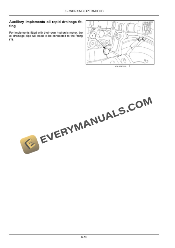 Case Farmall 105U, 115U Efficient Power Tractor Operator Manual 47874338-3