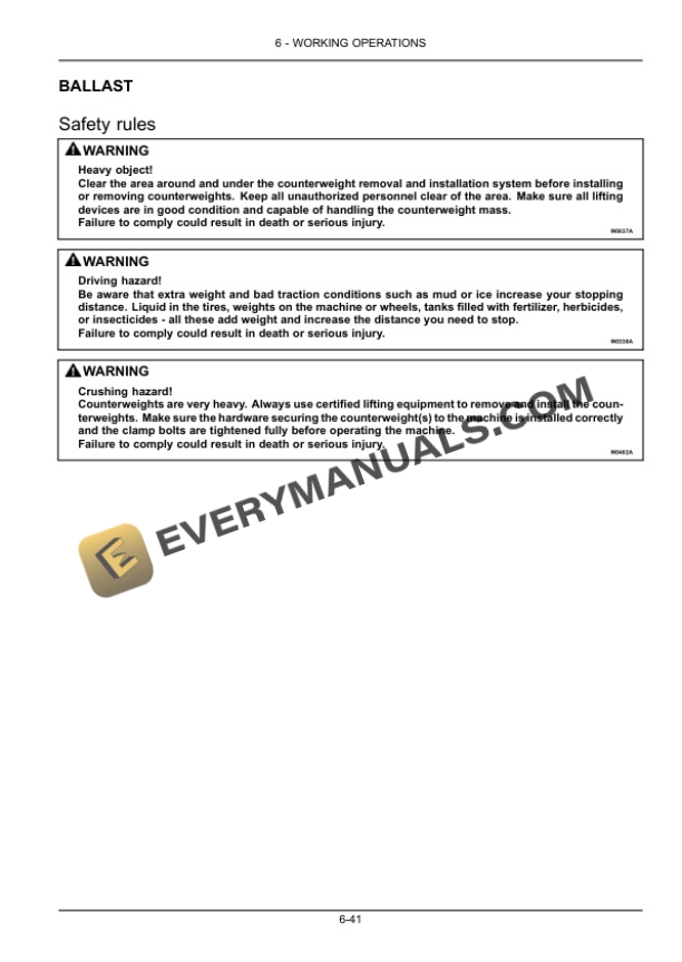 Case Farmall 105U, 115U Tractor Operator Manual 47444248-4