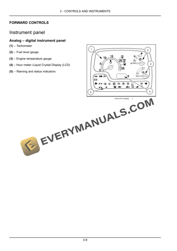 Case Farmall 110A, 120A, 125A, 140A Tier 3 Tractor Operator Manual 48042568-2