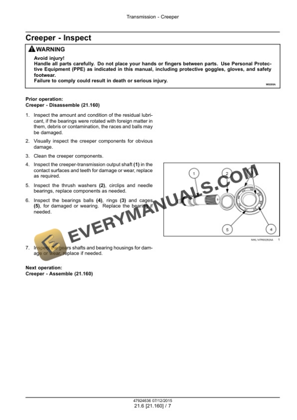 Case Farmall 110A, 120A, 130A, 140A Tier 4B (Final) Tractor Service Manual 47955972 PDF 7 Case Farmall 110A, 120A, 130A, 140A Tier 4B (Final) Tractor Service Manual 47955972 PDF - Image 5