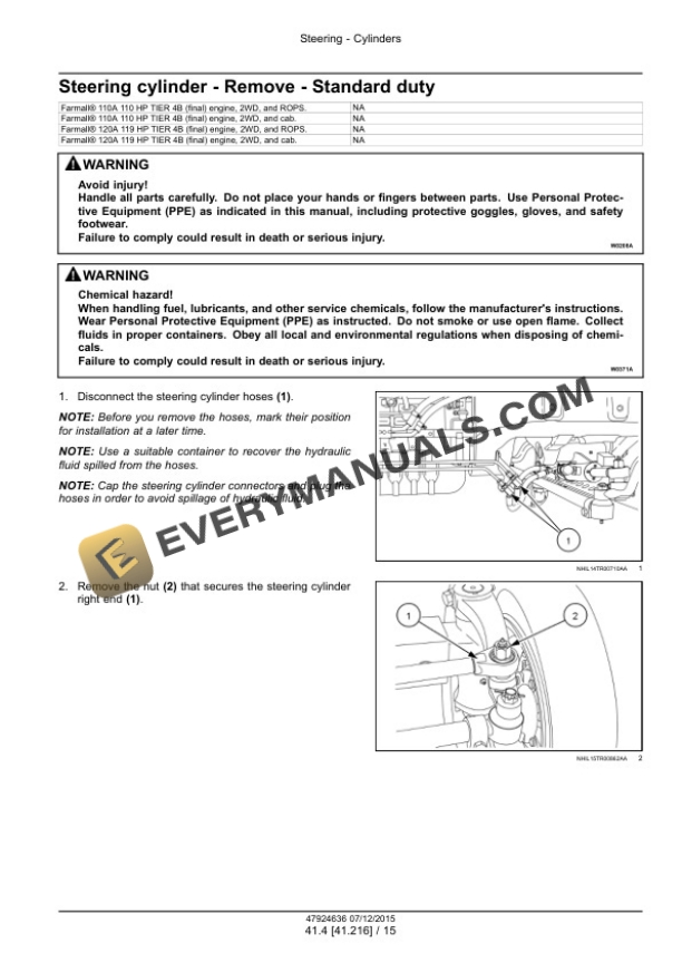 Case Farmall 110A, 120A, 130A, 140A Tier 4B (Final) Tractor Service Manual 47955974 PDF 7 Case Farmall 110A, 120A, 130A, 140A Tier 4B (Final) Tractor Service Manual 47955974 PDF - Image 5