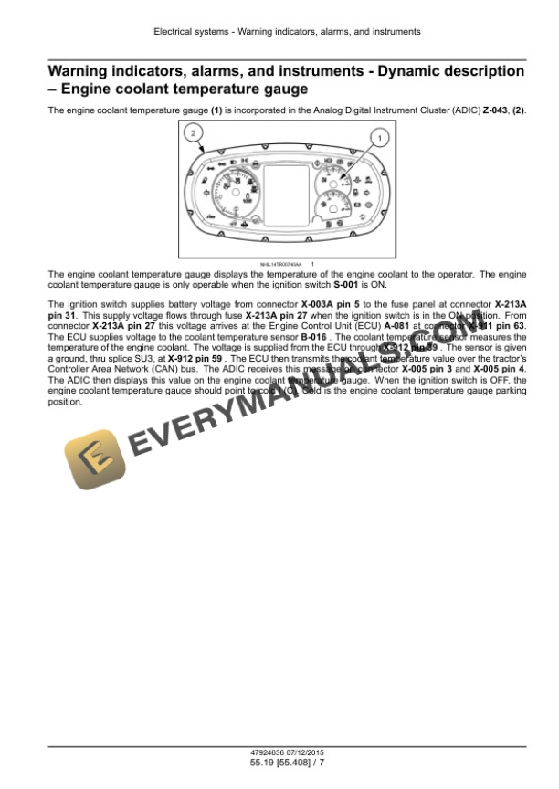 Case Farmall 110A, 120A, 130A, 140A Tier 4B (Final) Tractor Service Manual 47955977 PDF 5 Case Farmall 110A, 120A, 130A, 140A Tier 4B (Final) Tractor Service Manual 47955977 PDF - Image 3