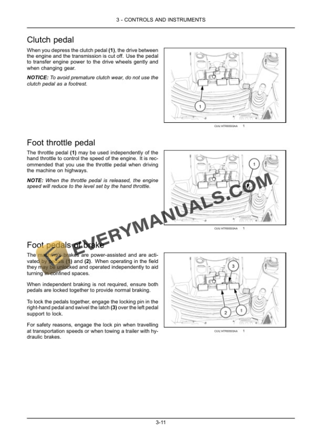 Case Farmall 110A, 120A, 130A Tractor Operator Manual 47952265-2