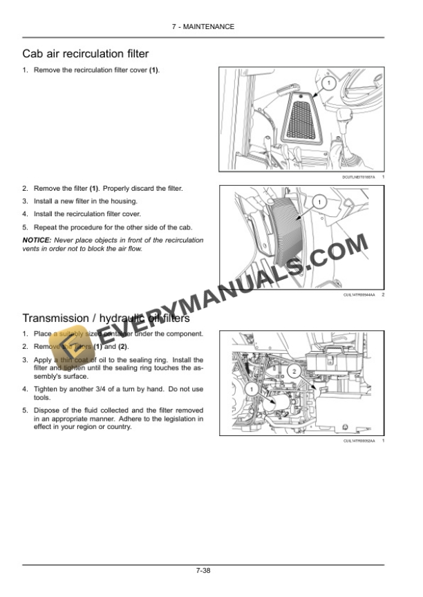 Case Farmall 110A, 120A, 130A Tractor Operator Manual 47952265-5