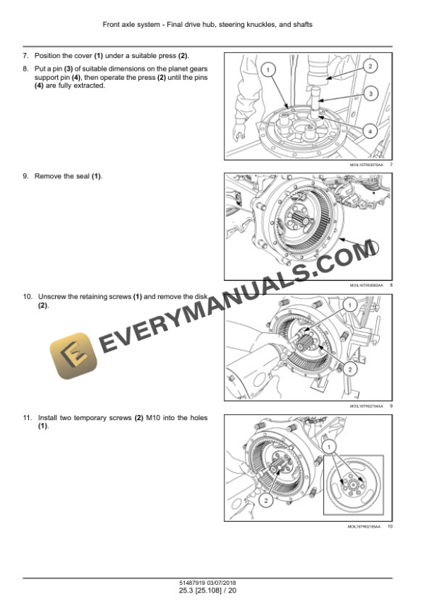 Case Farmall 110U, 120U Tier 4B (Final) Tractor Service Manual 51487919 PDF 4 Case Farmall 110U, 120U Tier 4B (Final) Tractor Service Manual 51487919 PDF - Image 2