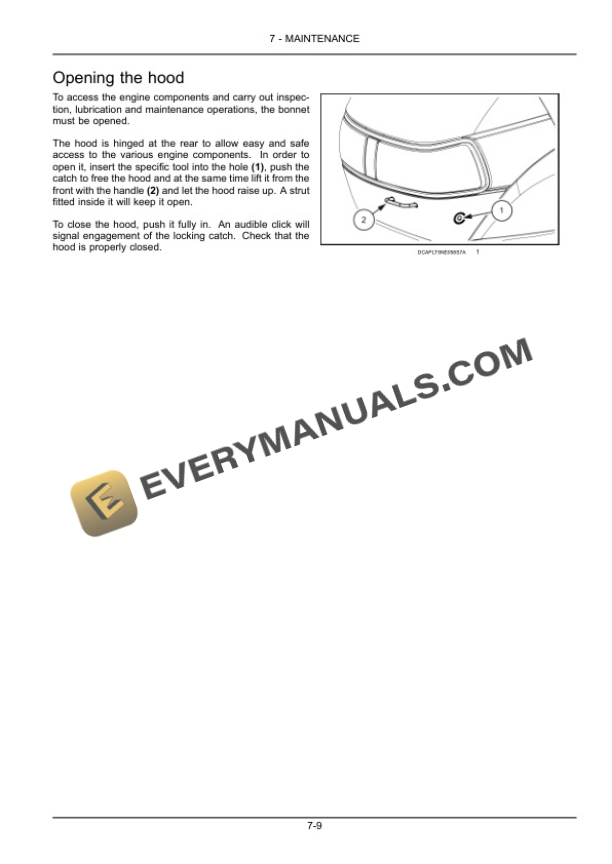 Case Farmall 115C Tractor Operator Manual 47537111-4